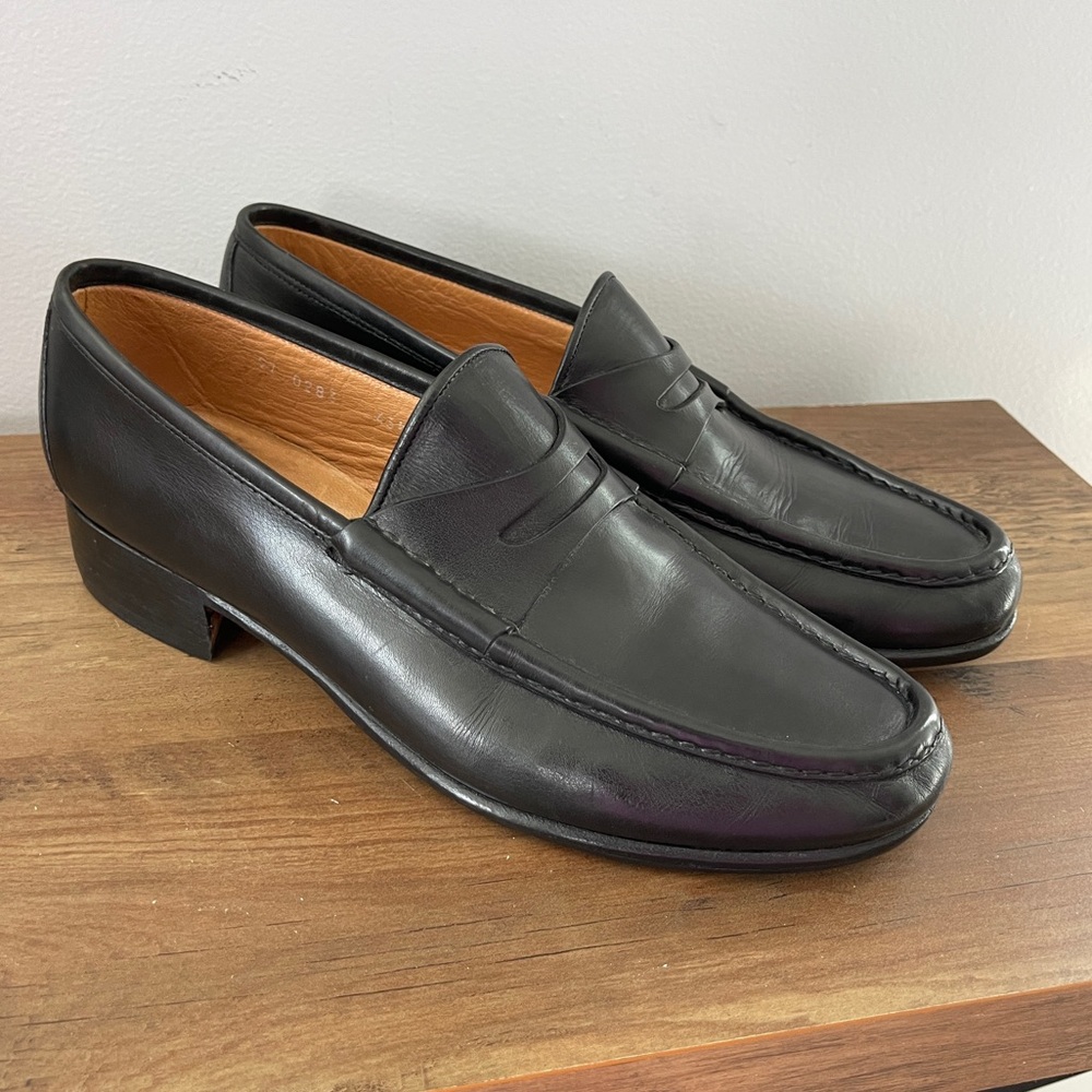 Gucci Black Leather Loafers